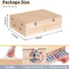 Professional Art Set 85 Piece with Drawing Pads, Deluxe Art Kit in Portable Wooden Case-Painting & Drawing Set,Art Supplies for Teens and Adults/Perfect Gift，Painting Supplies (White)