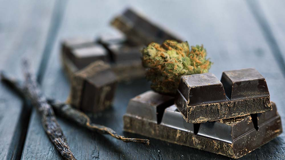 Why is chocolate so good while high?